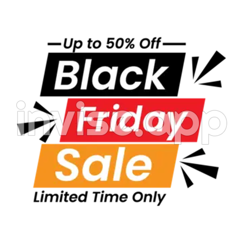 Black Friday Vector Banner Design Template, Black, Friday, Sale And - Black Friday Graphics