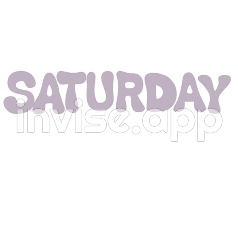 Saturday Text Banner 26517038 - Happy Saturday Banner