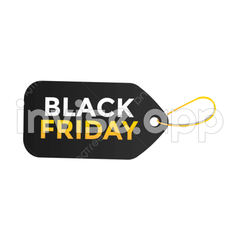 Tag Black Friday - Black Friday Sale Tag, Black Friday, Sale Tag, Shopping And Vector