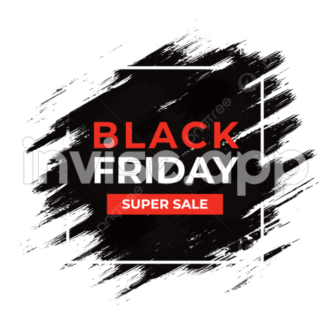 Red Black Friday Creative Design, Black Friday, Red, Stroke - Black Friday Shopping