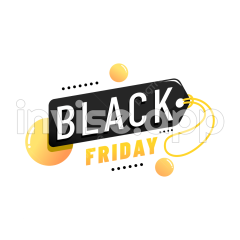 Black Friday Label, Black Friday, Label, Simple And Vector With - Cartaz Promoção Black Friday