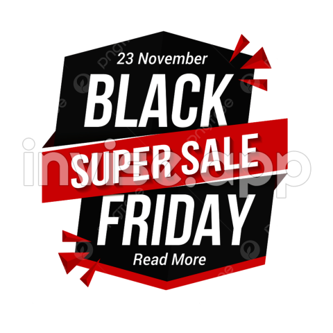 Black Friday Sale Clipart Transparent Background, Black Friday Super - Black Friday Images. Free