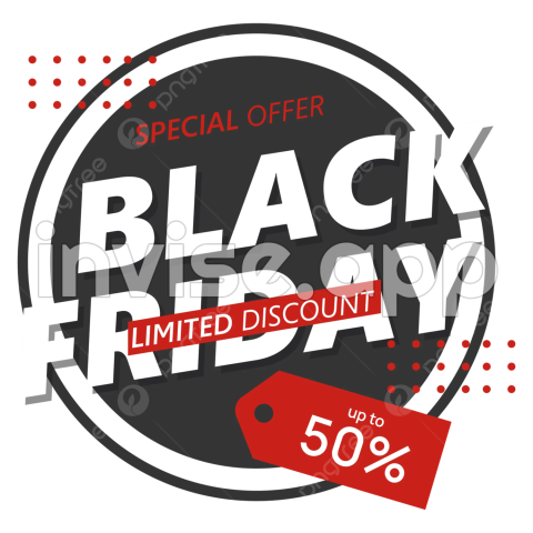 Black Friday Sale Clip Art - Black Friday Sale Clipart Vector, Black Friday, Sale, Shopping And