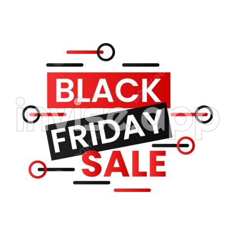 Black Friday Sale Clip Art - Black Friday Sale Red Clipart Vector, Black Friday, Sale, Black And Red