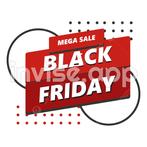 Black Friday Sale Red Clipart Vector Design, Black Friday, Sale Clipart - Black Friday Sale On Now Images