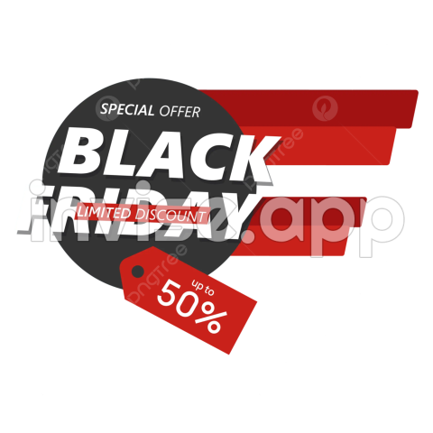 Black Friday Sale Clip Art - Black Friday Sale Red Clipart Fast Vector, Black Friday, Sale Clipart