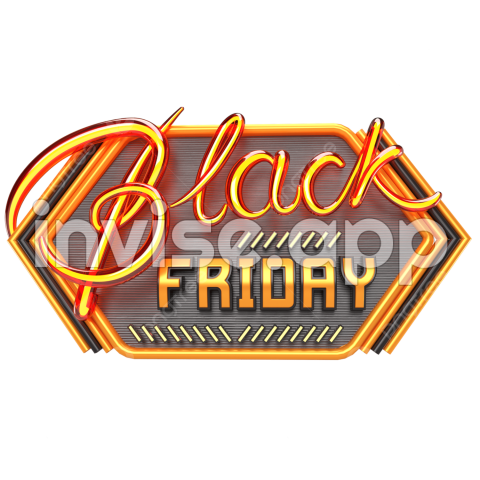 Black Friday 3D , Black Friday 3D, Black Friday - Black Friday Weekend Sale Logo