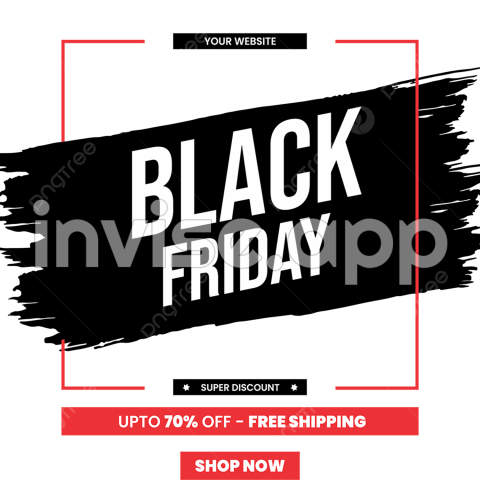 Black Friday Post Frame, Black Friday, Black Friday Post, Black Friday - Black Friday Banner