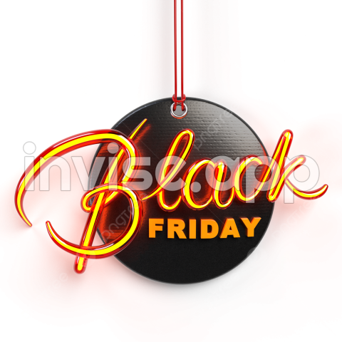 Black Fryiday - Discount Sale 3D Images Hd, Black Friday Sale Neon Sign Glowing Bright