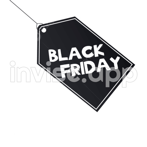 Pre Black Friday - Black Friday Style Products Price Tag Mockup, Black, Friday, Products