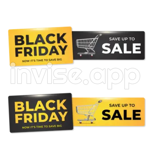 Walmart Pre Black Friday - Banner Black Friday Sale Yellow Design Vector, Black Friday Banner