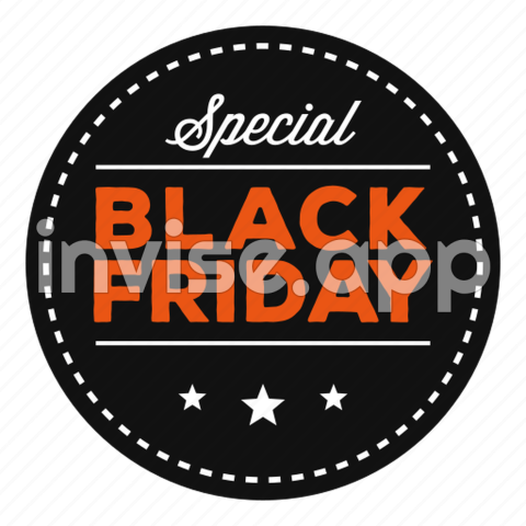 Black Friday Deals Icon - Badge, Black Friday, Discounts, Labels, Prices, Promotions Icon