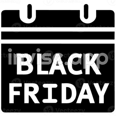 Black Friday Icon Ilustration 28641298 - Black Friday Shopping Clip Art