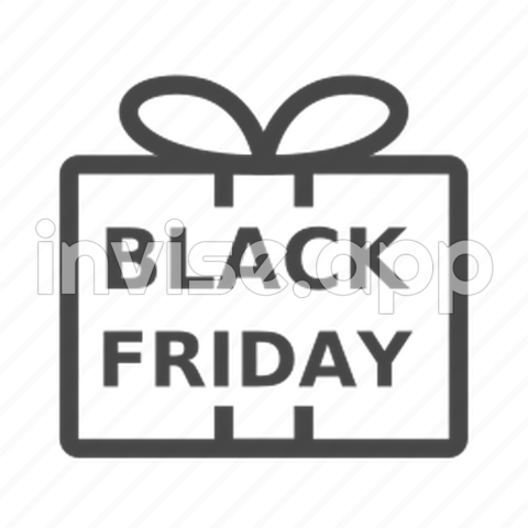 Black Friday Icons By Icons Network - Black Friday Icon