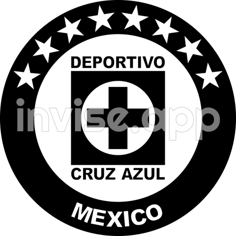 Blanco Azul Negro - Cruz Azul Logo Black And White Brands Logos