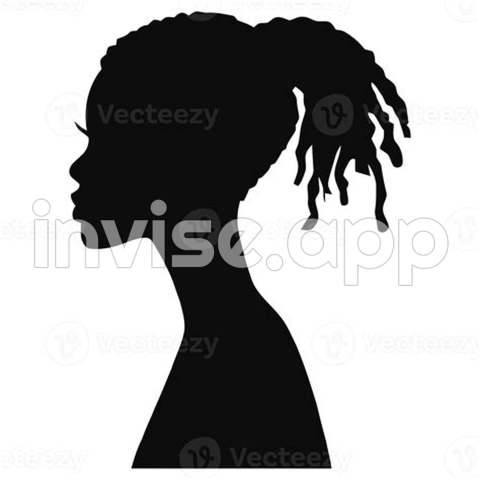 Free Silhouettes Of African American Women Beautiful Black Girls - Little Black Girl Hairstyles Short Hair