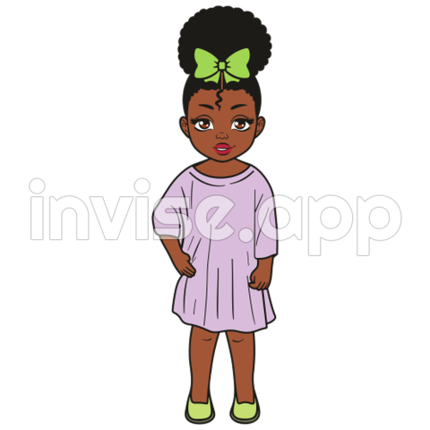 Little Black Girl Svg Black Girl - Black Girl Blank Graduation