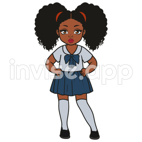 Little Black Girl Svg Black Girl - Cool Black Girl Hairstyles