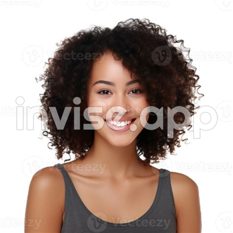 Image Of A Black Girl - Magnifique Africain Americain Fille Isole 26603481