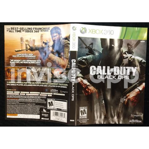 Call Of Duty Black Ops Xbox 360 - Call Of Duty Black Ops Xbox 360 Cover Art Outlaws 8 Bit And Beyond