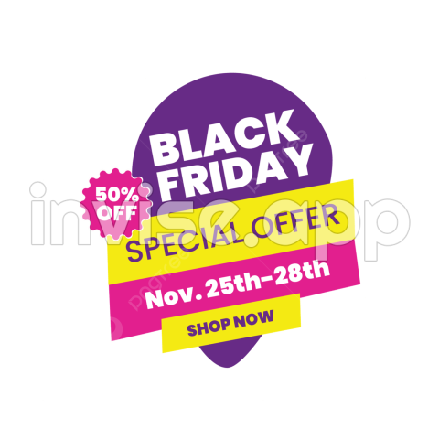 Arte Black Friday - Black Friday Special Offer Deals Banner Vector Art, Black Friday Labels