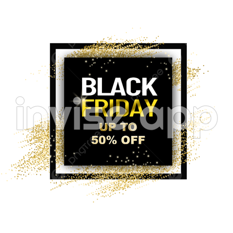 Black Friday Black Gold Minimalist Label, Black Friday, Black Gold - Arte Black Friday