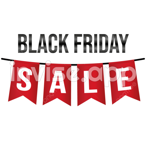 Black Friday Design, Black Friday, Sale, Flag And Vector With - Black Friday Sale Art