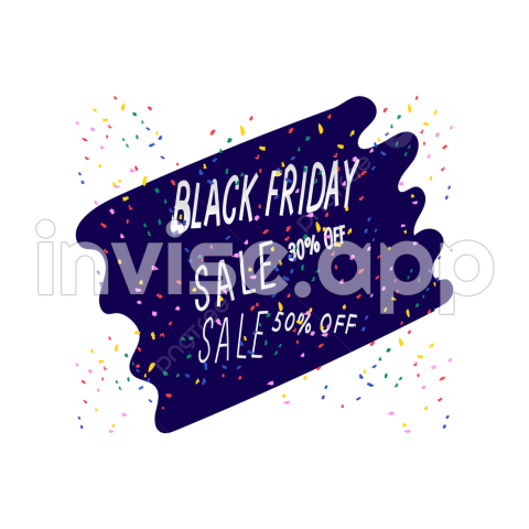 Black Friday Sale Art - Black Friday Sale Vector Illustration, Black Friday, Sale, Black Friday