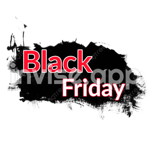 Black Friday Ad - Black Friday Brush Stroke Banner, Black Friday, Brush Stroke, Brush