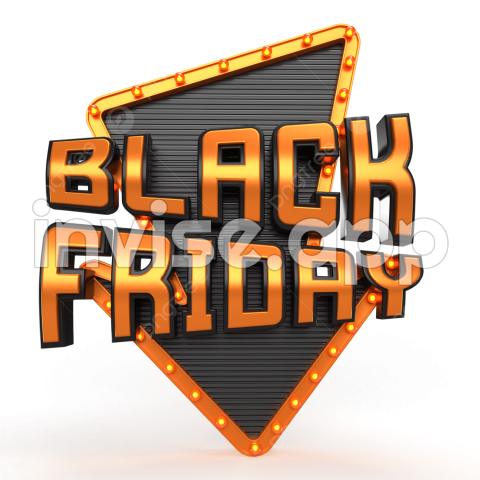 Fondo De Logotipo De Renderizado 3D De Viernes Negro , Viernes - Black Friday Then Vs Now. Art