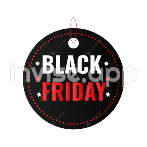 Black Friday Art Tablit - Black Friday Sale Tag Vector Image, Black Friday Sale, Vector Image