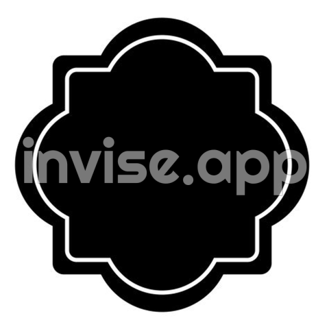 Black Frame Design - Black And White Frame, With Transparent Background 12225791