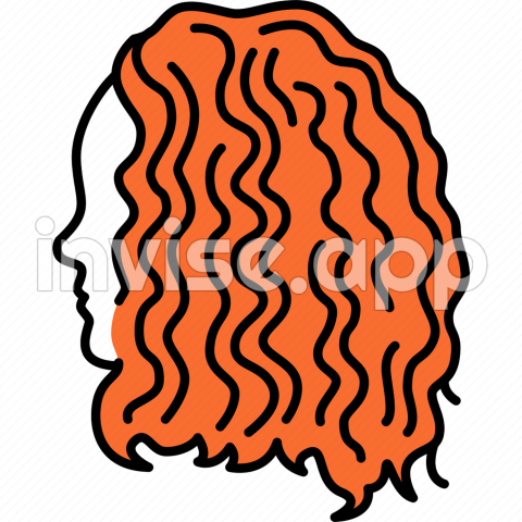 Woman, Red, Curly, Hair, Afro, Curls Icon Download On Iconfinder - African American Female Hair