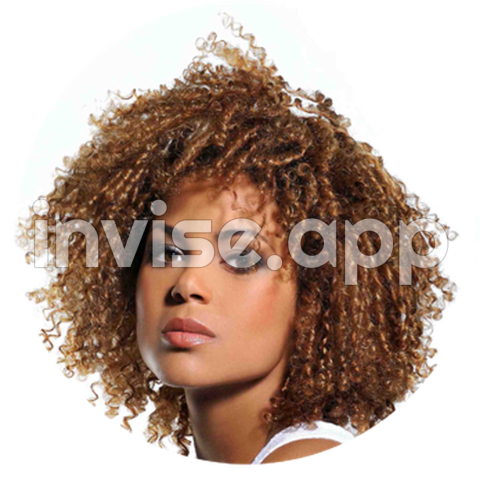 Curly, Auburn Afro Hair Transparent Background 347X347Px Filesize - Curly Afro Hair