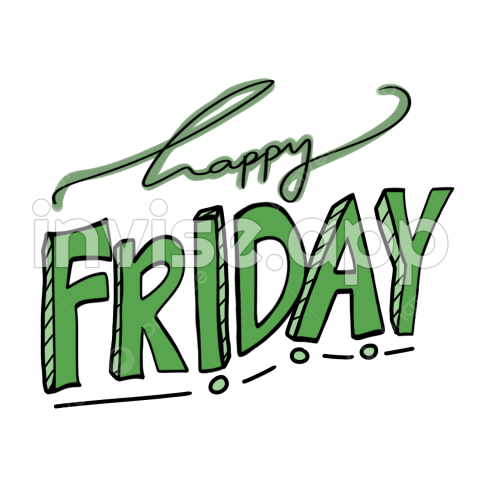 Happy Friday Text Art, Happy Friday, Text Art, Sticker Transparent - African American Dance Culture