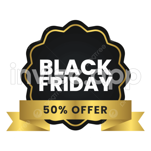 Black Friday Badge - Badge Design Of Black Friday, Black Friday, Sale, Badge And Vector