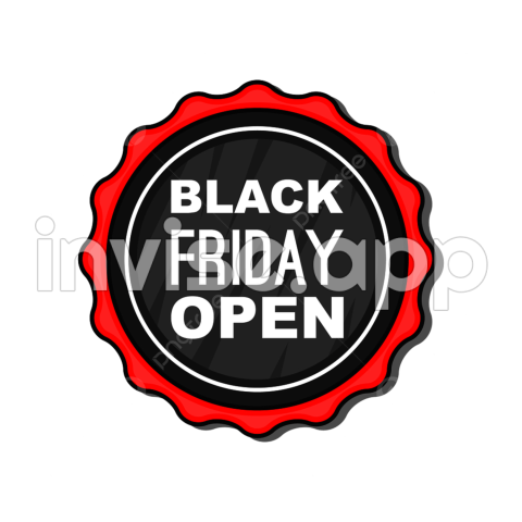 Black Friday Badge - Black Friday Badge Vector Images, Black Friday Sale Badge Icon In