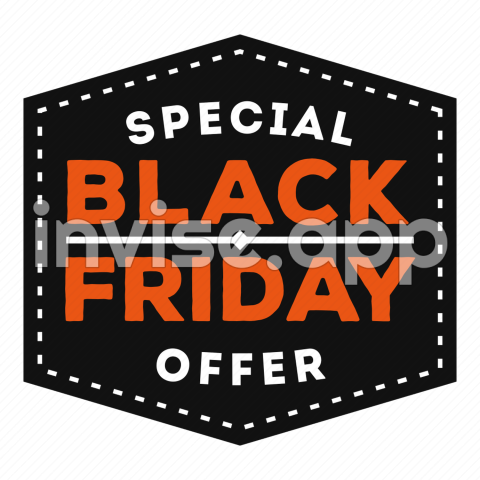 Badge, Black Friday, Discounts, Labels, Prices, Promotions Icon - Black Friday Badge Products