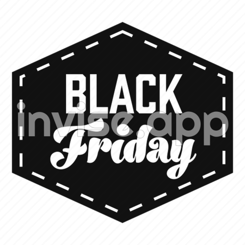 Black Friday Badge - Badge, Black Friday, Discounts, Labels, Prices, Promotions Icon