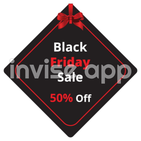 Black Friday Badge Vector Hd Images, Black Floating Badge For Black - Black Friday Badge