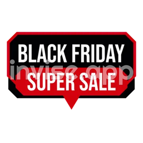 Black Friday Badge - Black Friday Badge Vector Design Images, Black Friday Badge With Red