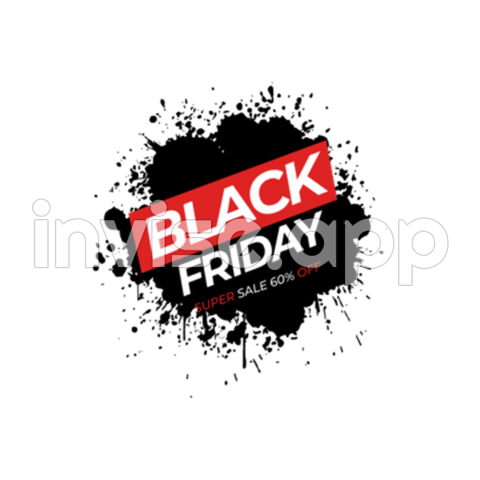 Black Friday Badge Vector Design Images, Black Friday Badge With Red - Black Friday Logo Dell