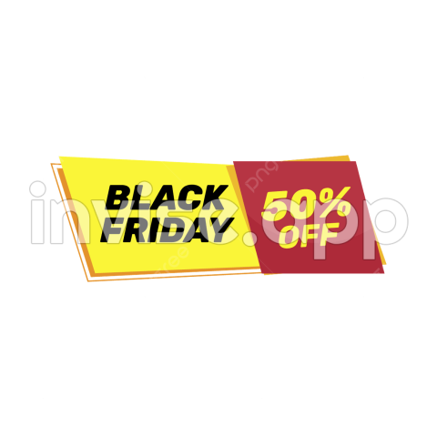 Black Friday Special Offer On Transparent Background, Black Friday - Black Friday Special