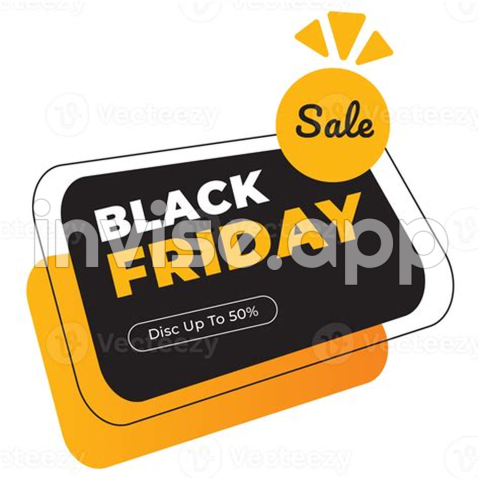 Black Friday Special - Black Friday Special Discount Color 2D Illustration 27118576