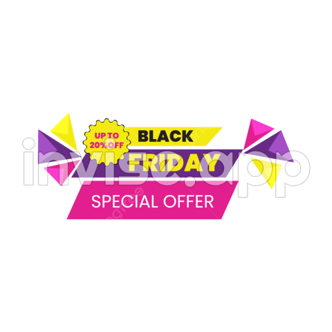 Black Friday Special - Colorfull Black Friday Special Shopping Sale Banner Vector Design