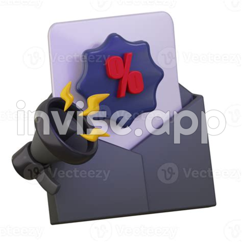 Black Friday Promotion Icon - Black Friday Promotion 3D Icon 33857695