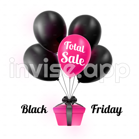 Black Friday By Artleska Graphicriver - Balão Black Friday