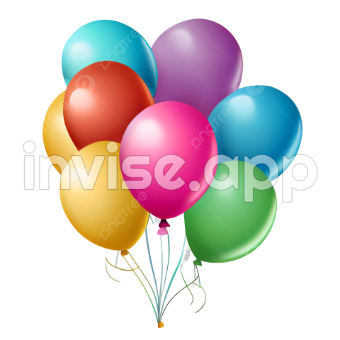 Happy Birthday Balloons, Birthday Balloons, Balloon, Happy Birthday - Black And White Balloon Backdrop