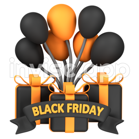 Black Friday Balloons - 27,488 3D Black Balloon Illustrations Free In , Blend, Gltf