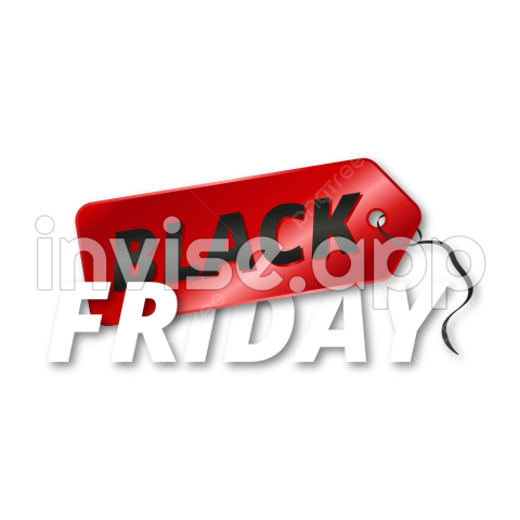 Black Friday Text Design With Tags Vector, Black Friday, Black Friday - Black Friday Signage